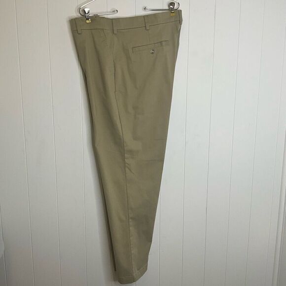 Care 301 Men’s 42 X 32 Tan Khaki Dress Pants Relaxed Fit Casual Stretch - Picture 1 of 15
